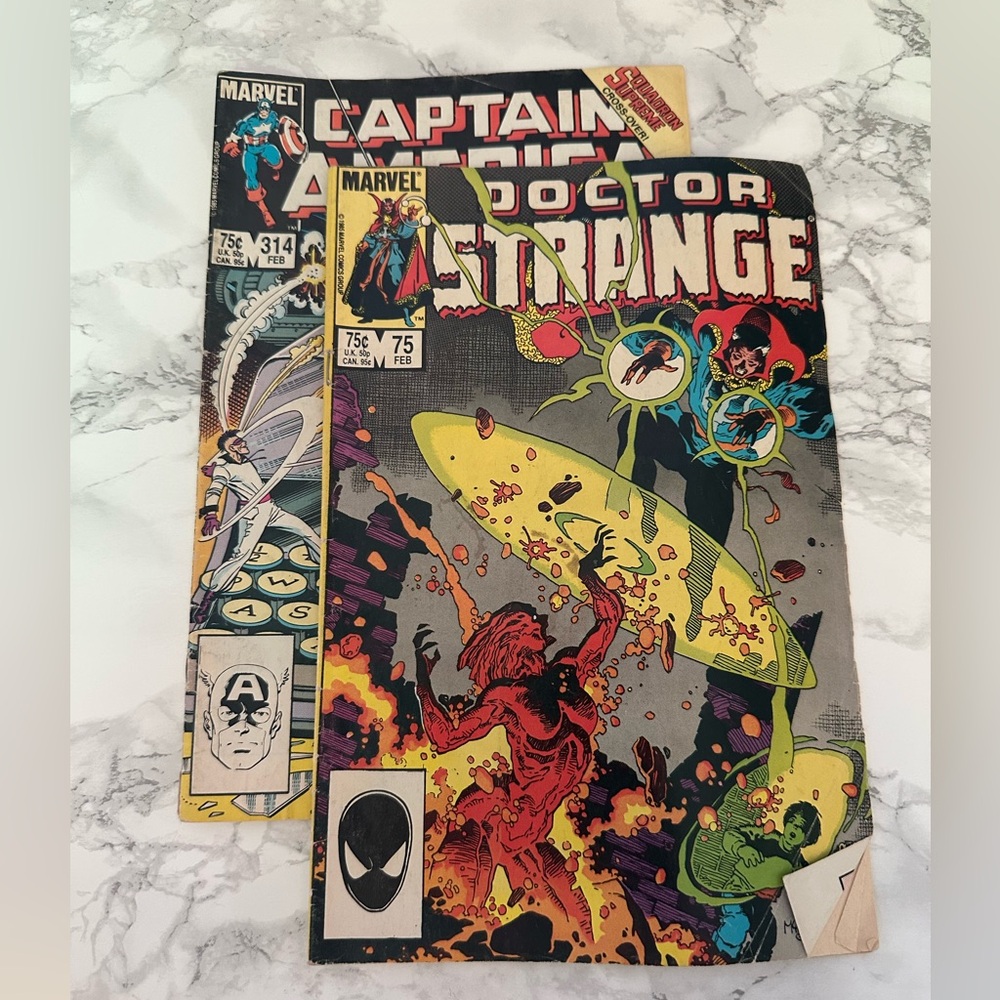 Marvel Comics: Dr. Strange & Captain America